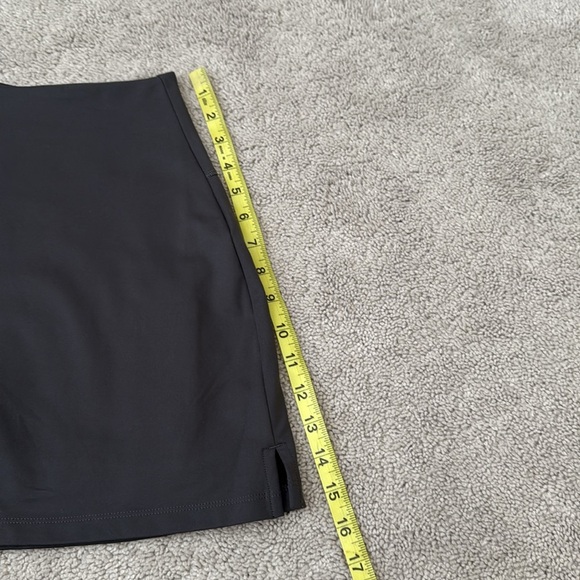Girlfriend Collective Moon Skirt | Built-in Shorts & Pockets | Size Small | Gray - Picture 7 of 7